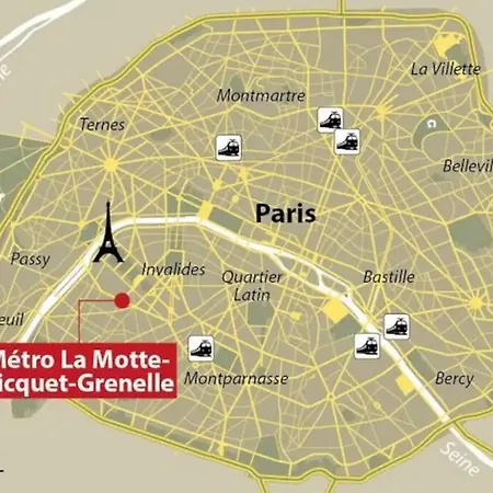 Apartment - Tour Eiffel - Bail Mobilite